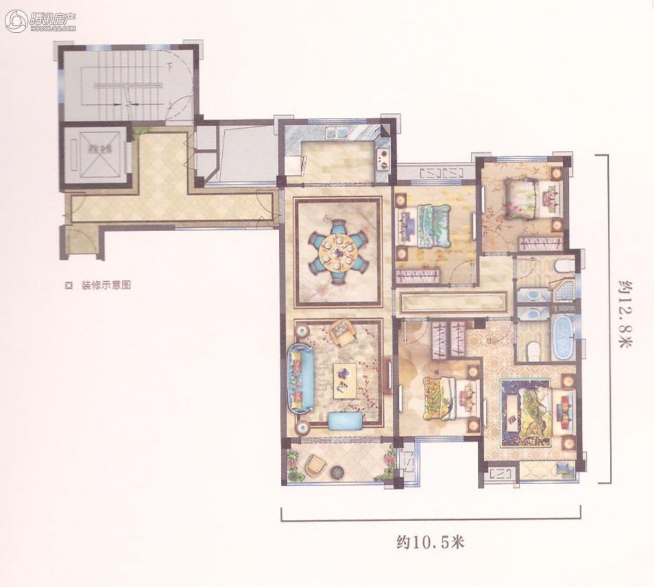 > 中梁温岭印象户型图