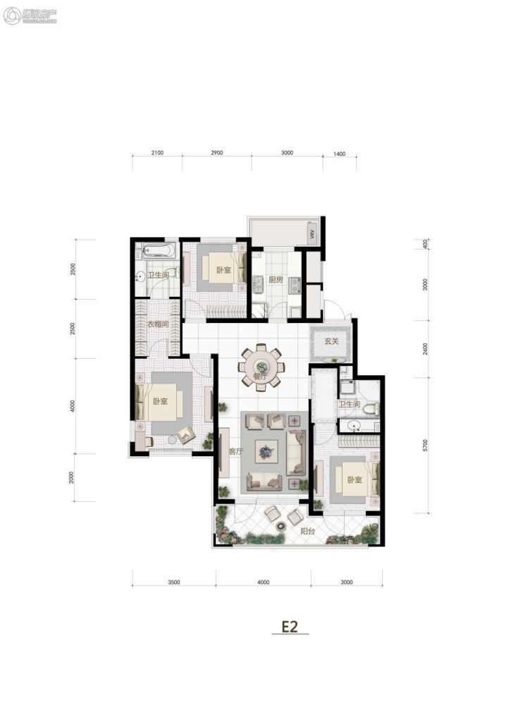 > 潮白河孔雀城四季澜湾户型图