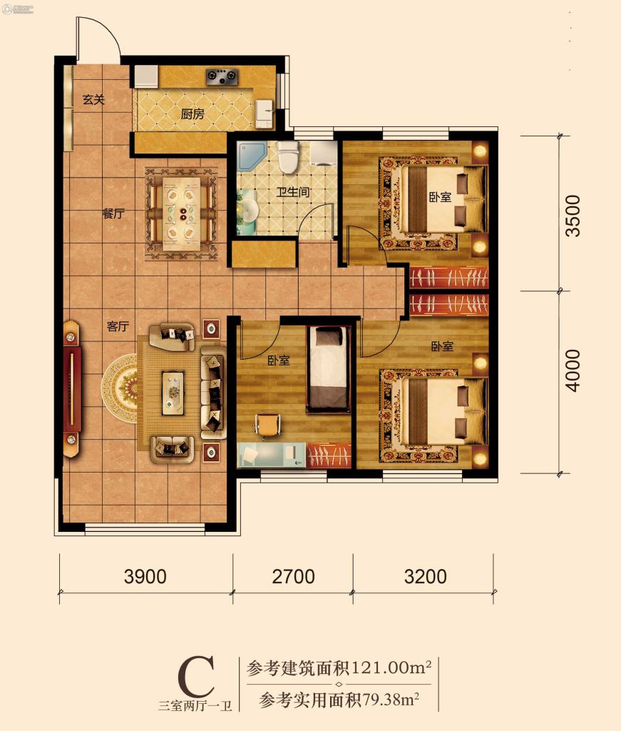 > 西雅图水岸户型图