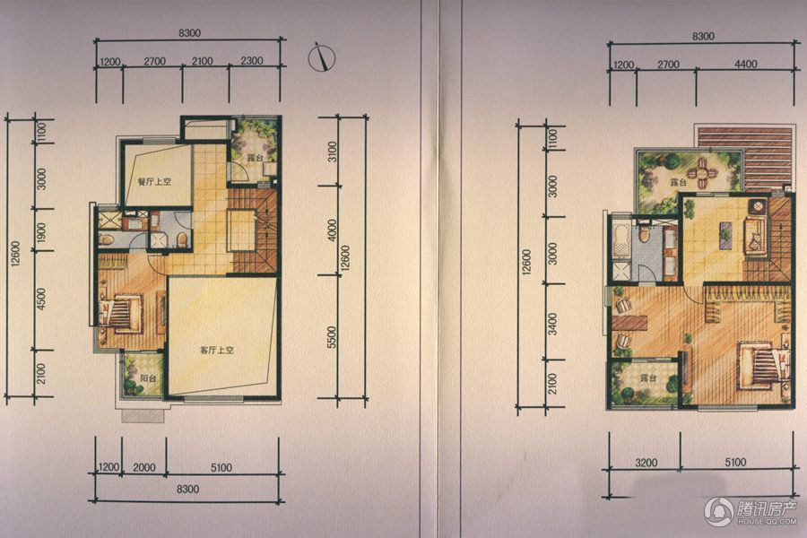 宝安山水江南c1户型 建筑面积304.67㎡