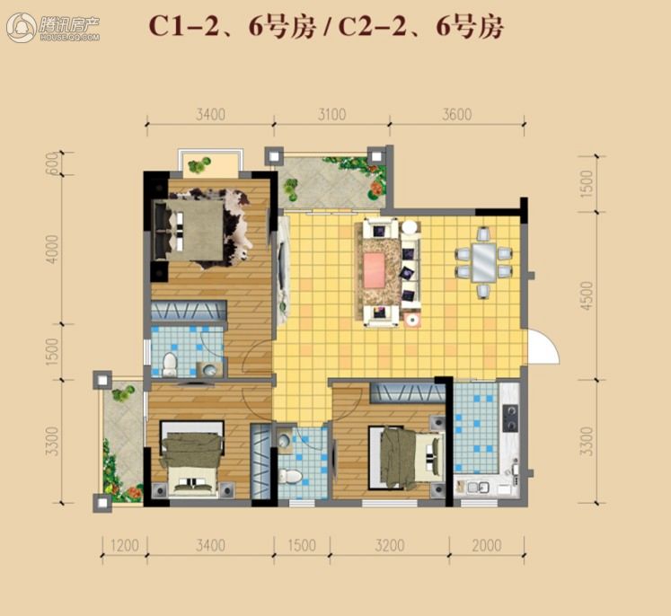 幸福家园户型图