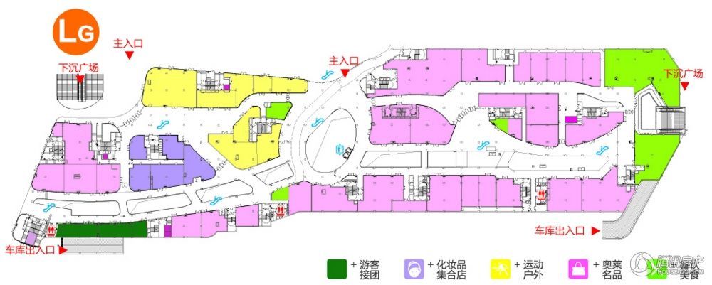 > 自游港奥特莱斯广场户型图