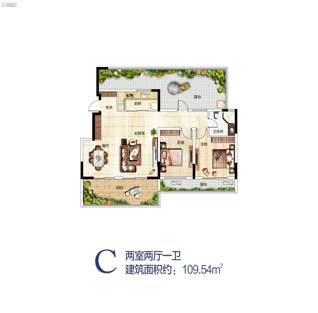 > 东润玺城户型图