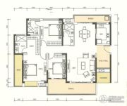 西粤京基城二期3室2厅3卫170-180平方米户型图