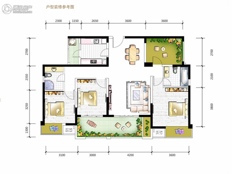 > 中信未来城户型图