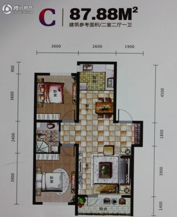  世纪新园悦园户型图