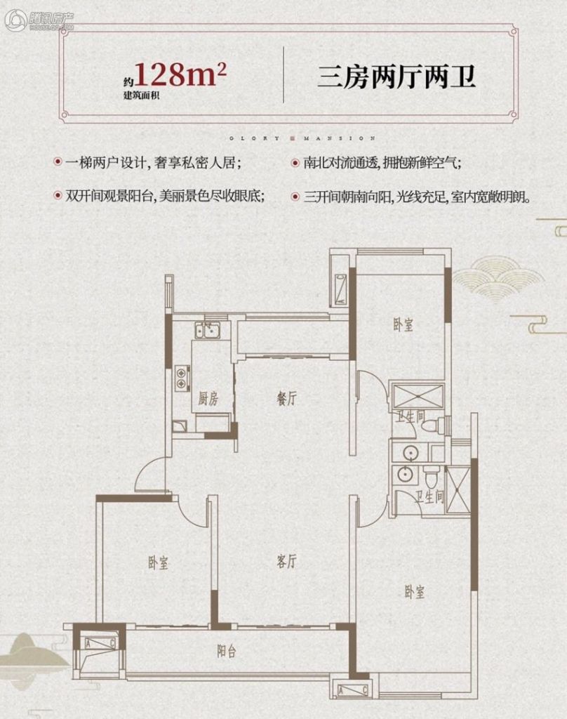 > 中海万锦公馆户型图