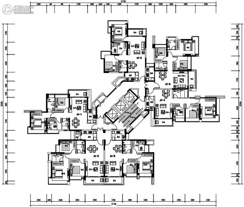 > 华发城建未来荟户型图