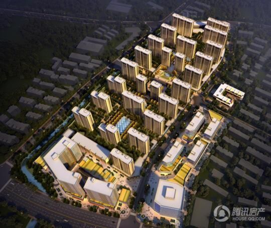 葛洲坝招商·紫郡蘭园鸟瞰图