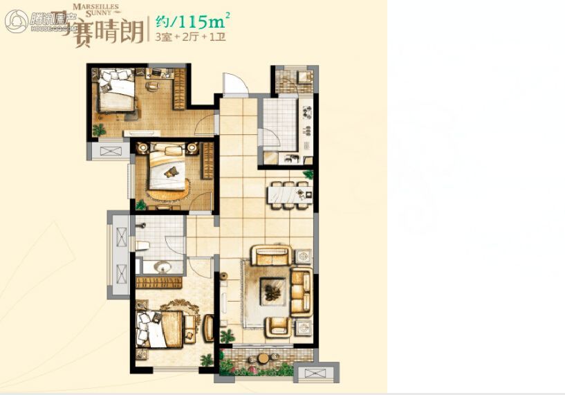 > 保利·拉菲公馆户型图