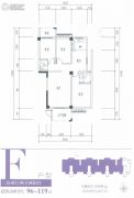 怡景苑3室2厅2卫96-119平方米户型图