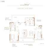 金科天籁城4室3厅4卫210平方米户型图