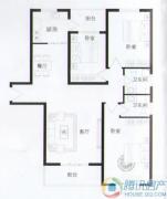 长龙金港3室2厅2卫134平方米户型图