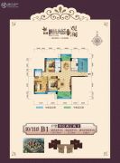 益通・枫情尚城4室2厅2卫148平方米户型图