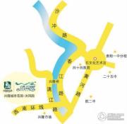 兴隆城市花园沐风园交通图