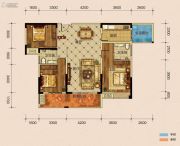 半山�庭3室2厅2卫139平方米户型图