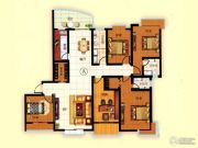 九嘉海港城5室3厅3卫239平方米户型图