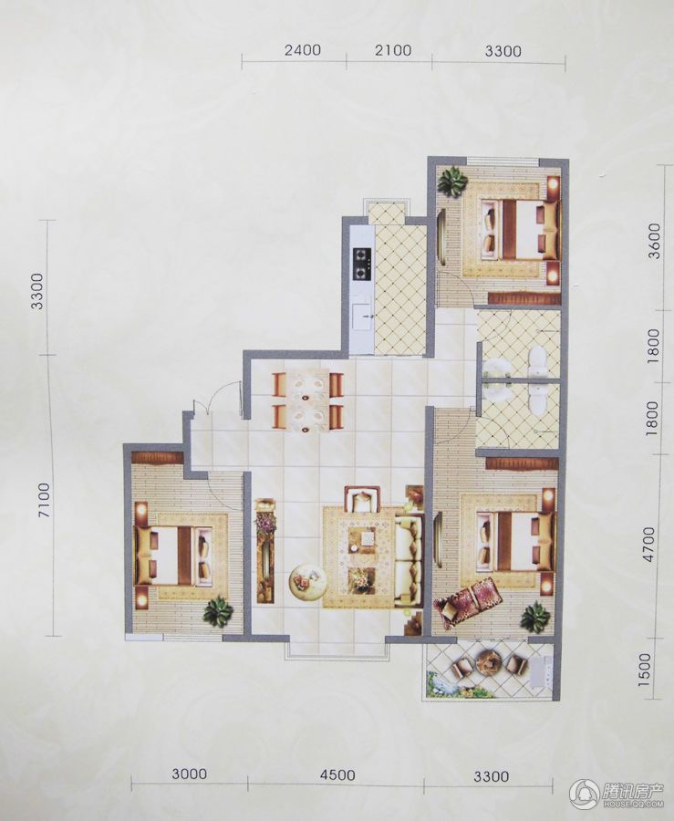 > 盛世华庭户型图