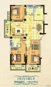 瑞丰江滨公寓3室2厅2卫140平方米户型图
