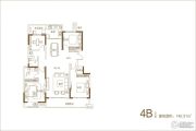 五建新街坊4室2厅2卫140平方米户型图