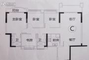汇港威华国际4室2厅1卫118平方米户型图