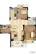 世佳紫缘公寓3室2厅1卫89平方米户型图