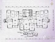 锦绣国际花城3室2厅2卫133平方米户型图