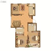 山居郦城3室2厅2卫100平方米户型图