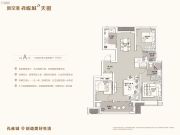 新空港孔雀城天樾3室2厅2卫115平方米户型图