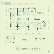 昊海梧桐在售4室2厅2卫182--184平方米户型图