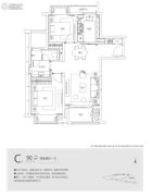 UniCity万科天空之城2室2厅1卫0平方米户型图