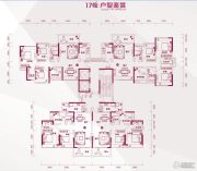 凤山水岸Ⅱ誉城2室2厅2卫102平方米户型图