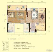 香山半岛2室2厅2卫105平方米户型图