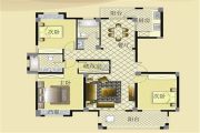 宏博锦园 高层3室2厅2卫137平方米户型图