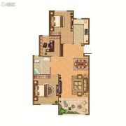 山居郦城3室2厅1卫93平方米户型图