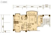 东方雅居2室2厅2卫0平方米户型图