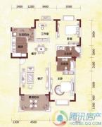 上林西江国际社区3室2厅2卫120平方米户型图