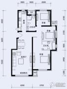 北京苏活3室2厅2卫120平方米户型图