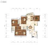 广佛新世界庄园（花园洋房）4室2厅3卫150--160平方米户型图