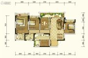 北京城建龙樾熙城4室2厅2卫127平方米户型图