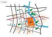 汇智五洲城交通图