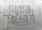 格兰名筑4室2厅2卫0平方米户型图