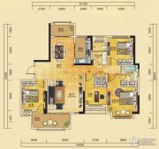 紫金城・金色世纪4室2厅2卫144--145平方米户型图