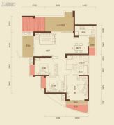 宏达世纪锦城3室2厅2卫123--150平方米户型图