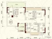 雍晟状元府邸3室2厅2卫115平方米户型图