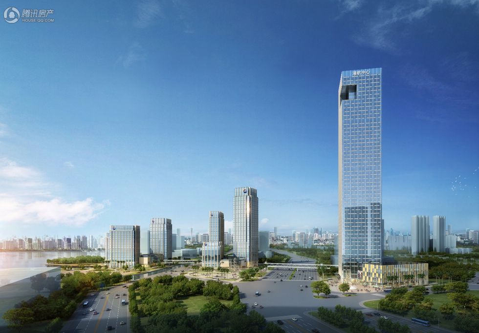 港航中心在售602000平写字楼层高45米可多间打通