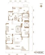 新华城市广场沽上江南3室2厅2卫0平方米户型图