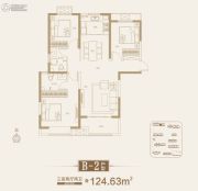 安阳佳田未来城和府3室2厅2卫124平方米户型图