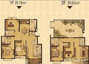 璞邸3室2厅2卫0平方米户型图