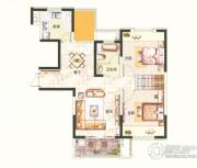 中环国际公寓三期2室2厅1卫93平方米户型图